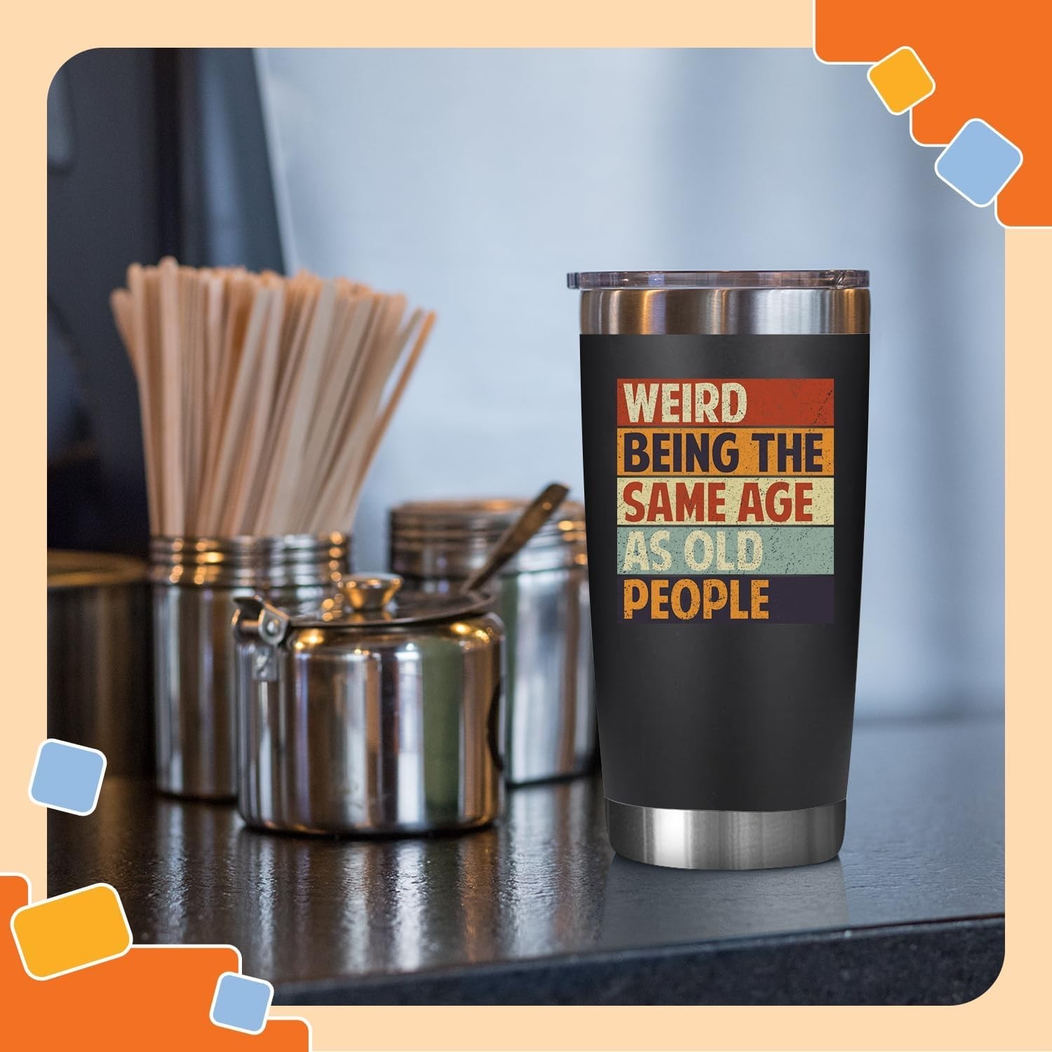 Funny 60th Birthday Tumbler – Gift for Men/Women