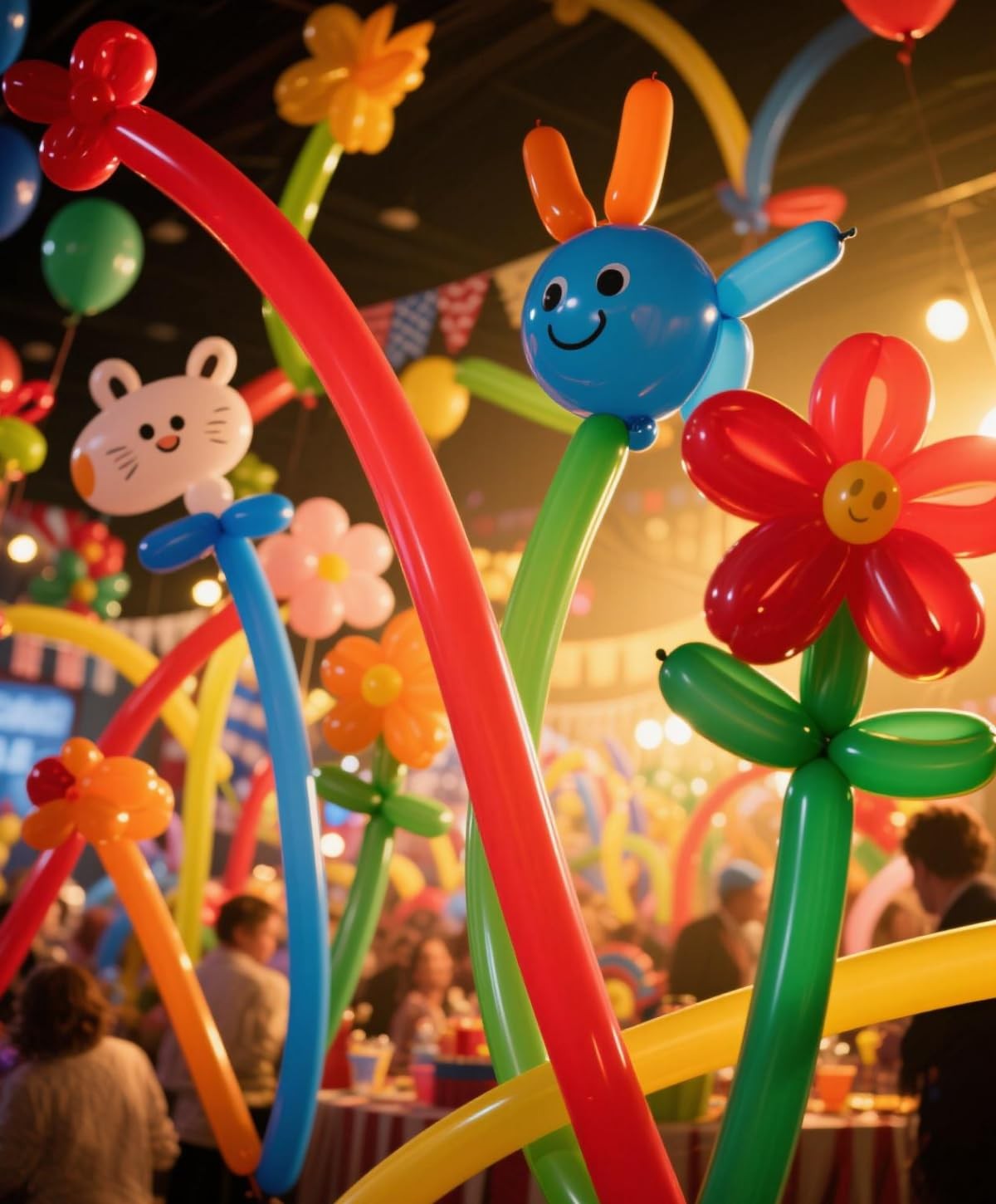 2000 Pcs 260 Balloons Bulk 20 Colors Long Twisting Balloon for Party Decorati…