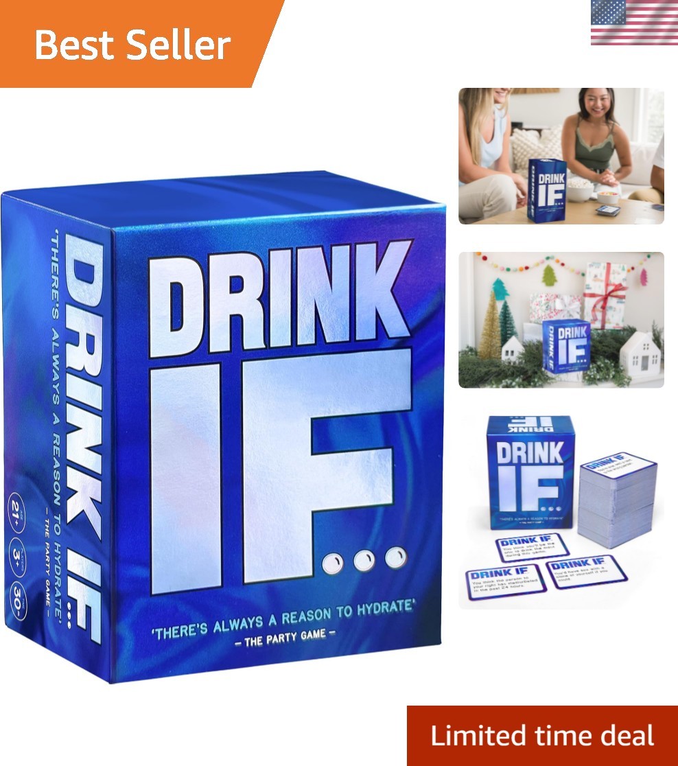 Drink IF… Adult Drinking Game for Parties | Funny Icebreaker & Conversation S…