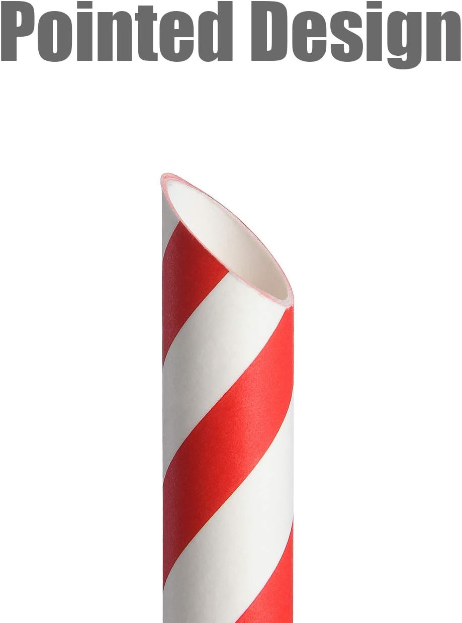 ALINK Paper Boba Straws, 4-Layer Heavy Duty, 12Mm Extra Wide Biodegradable