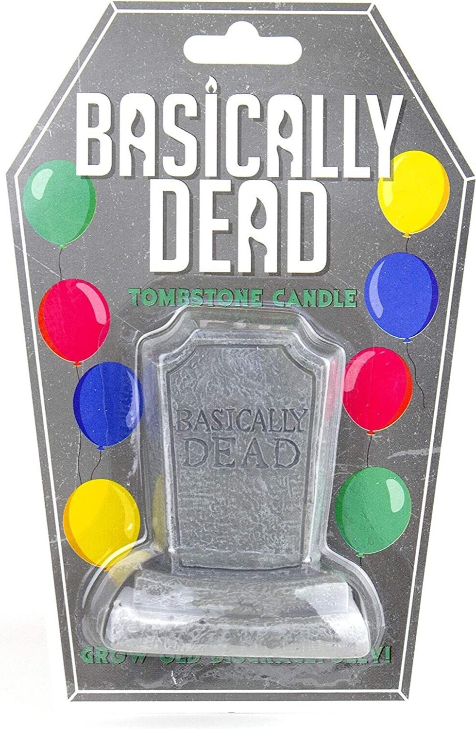 Basically Dead Birthday Candle – Funny Gag Prank Joke Cake Topper Over the Hill