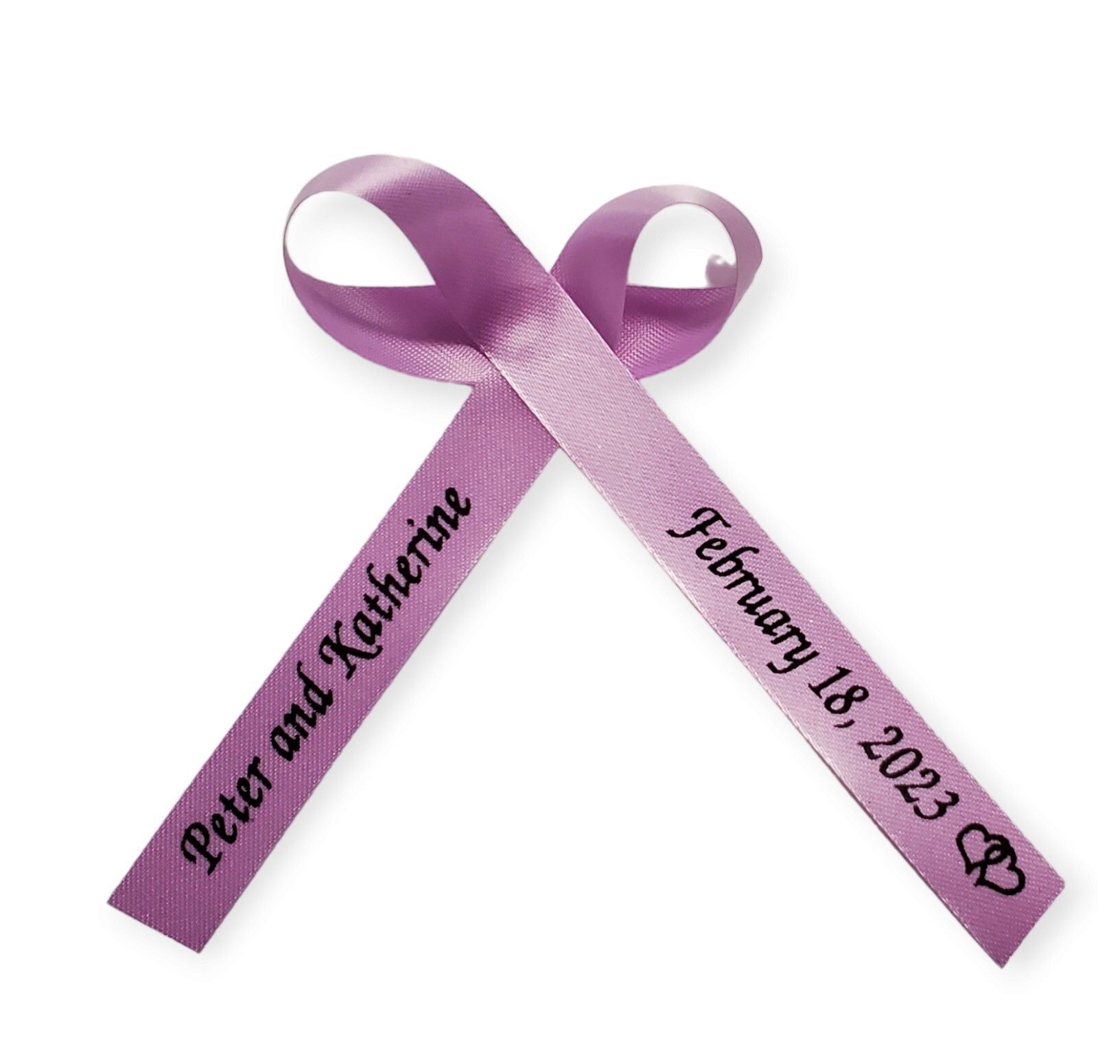25 Personalized Ribbons Memorial Baby Shower Bridal Wedding Baptism Birthday CUT