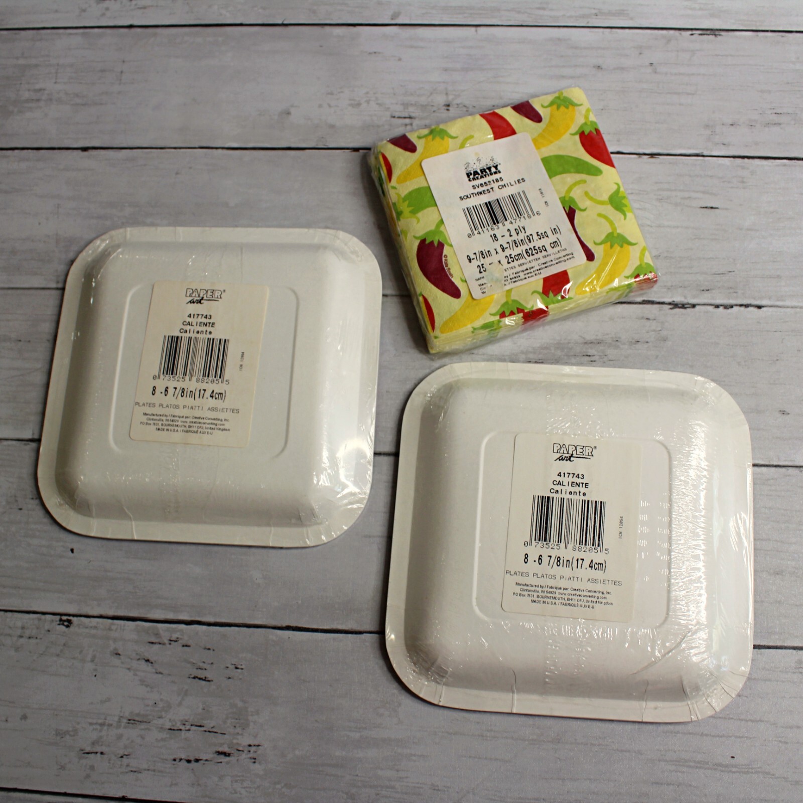 Dessert Paper Plates Napkins Party Cinco de Mayo Fiesta Mexican All Occasion