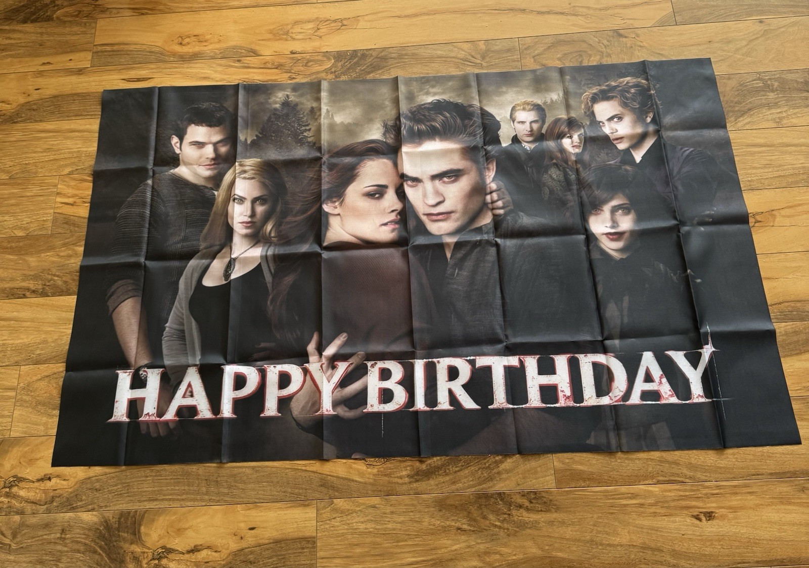 Brand New The Twilight Saga “Happy Birthday” Party Backdrop Banner
