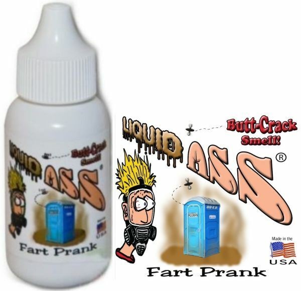 2 LIQUID ASS STREAMER TOPS – FART BOMB STINK SPRAY SMELL GAG JOKE PRANK GIFT