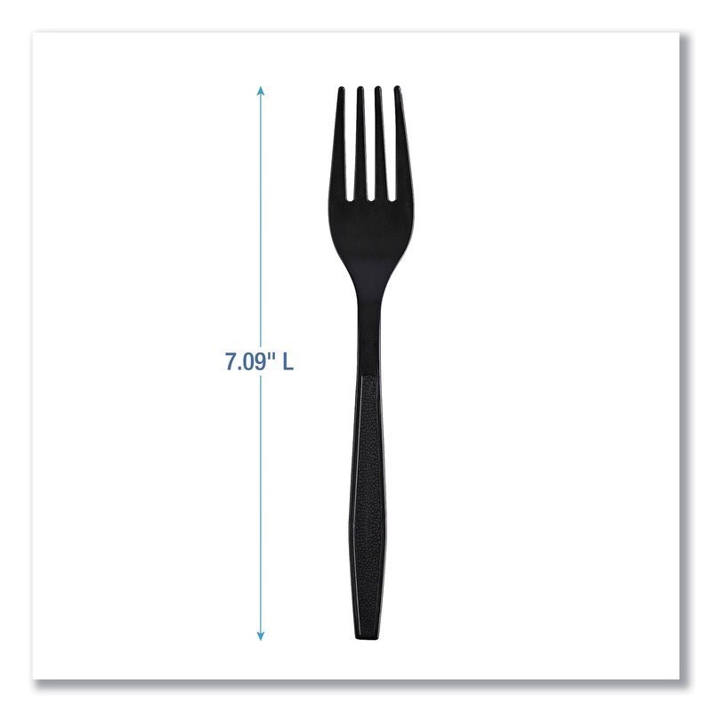 Heavyweight Wrapped Polypropylene Forks 1000 Count Sanitary Cutlery Utensils New