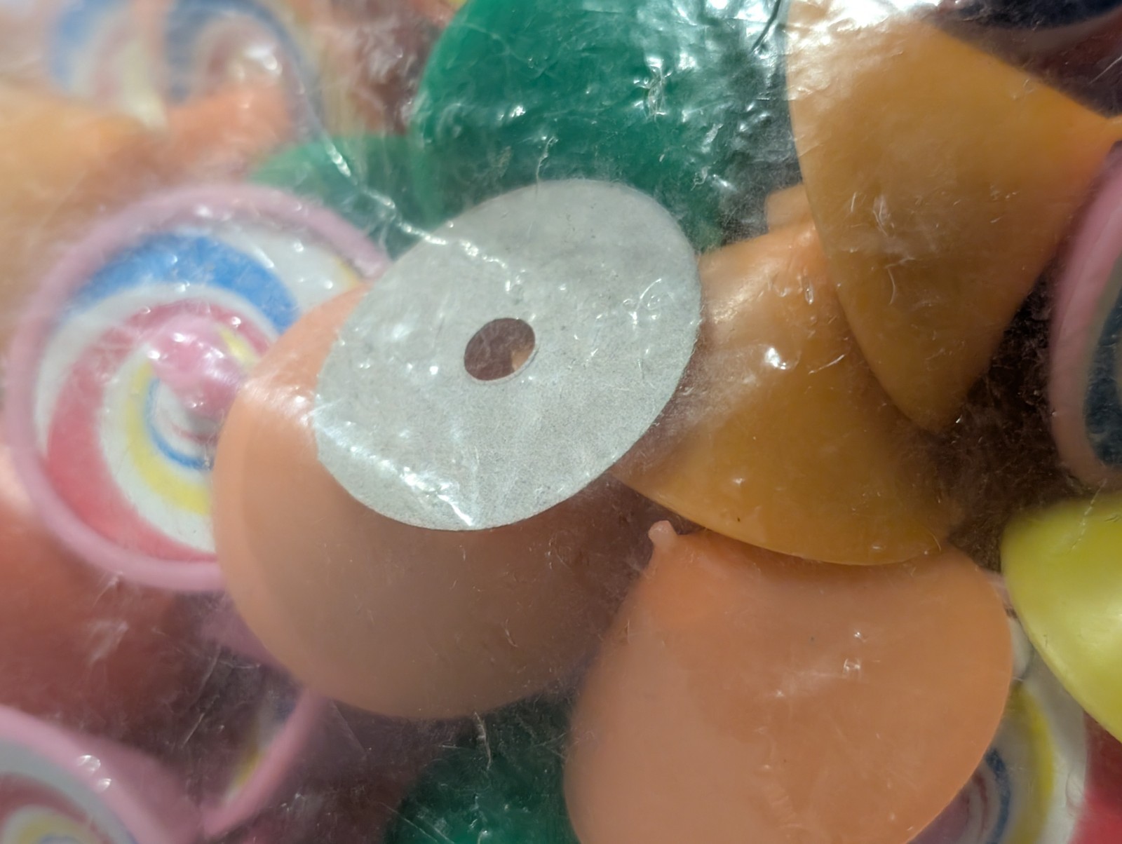 Bag Of Plastic Spinning Top Party Favors – Colorful Swirling Spin Toy Prizes
