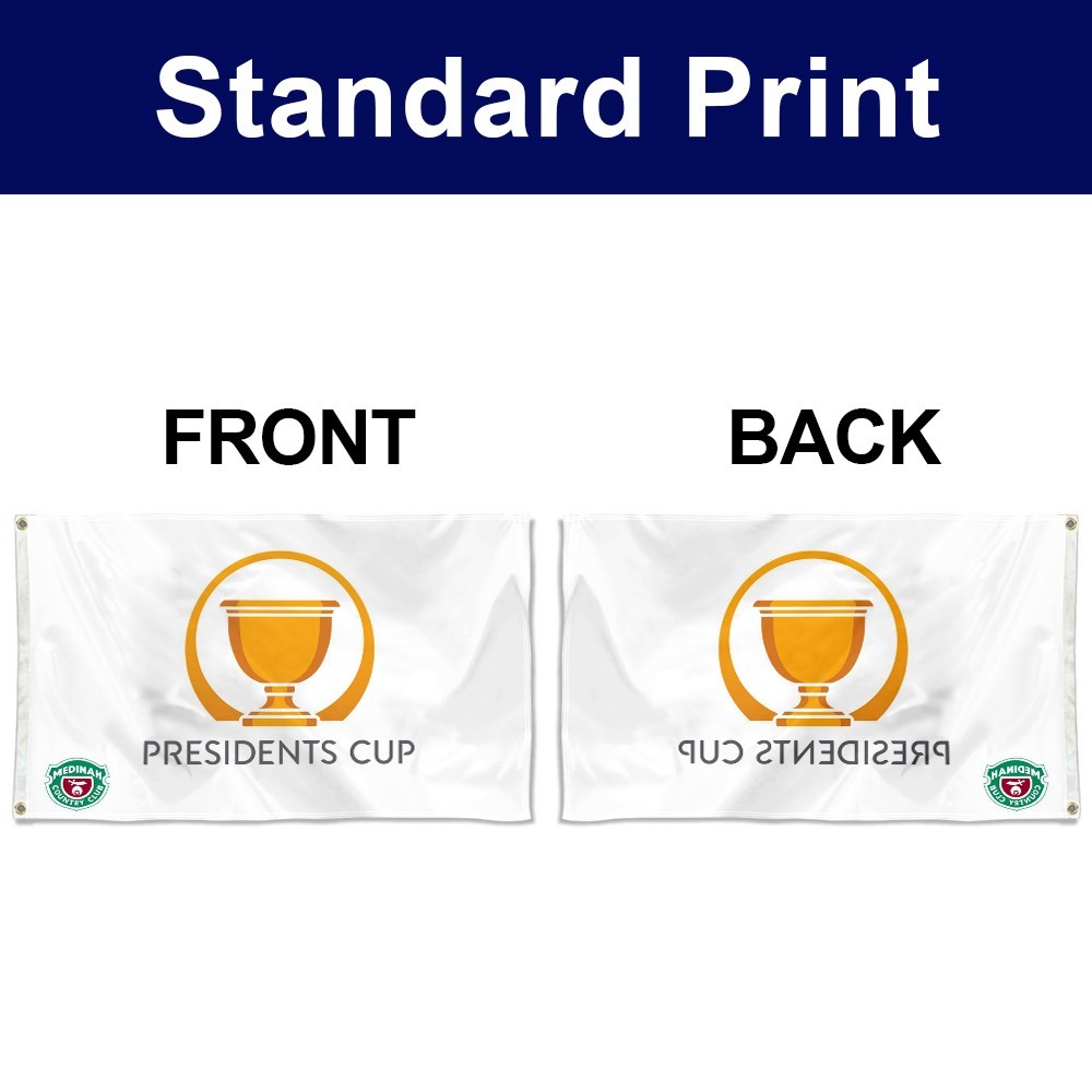 PRESIDENTS CUP MEDINAH CHICAGO PGA TOUR Golf Flag 3x5Feet Home Garden wall Decor