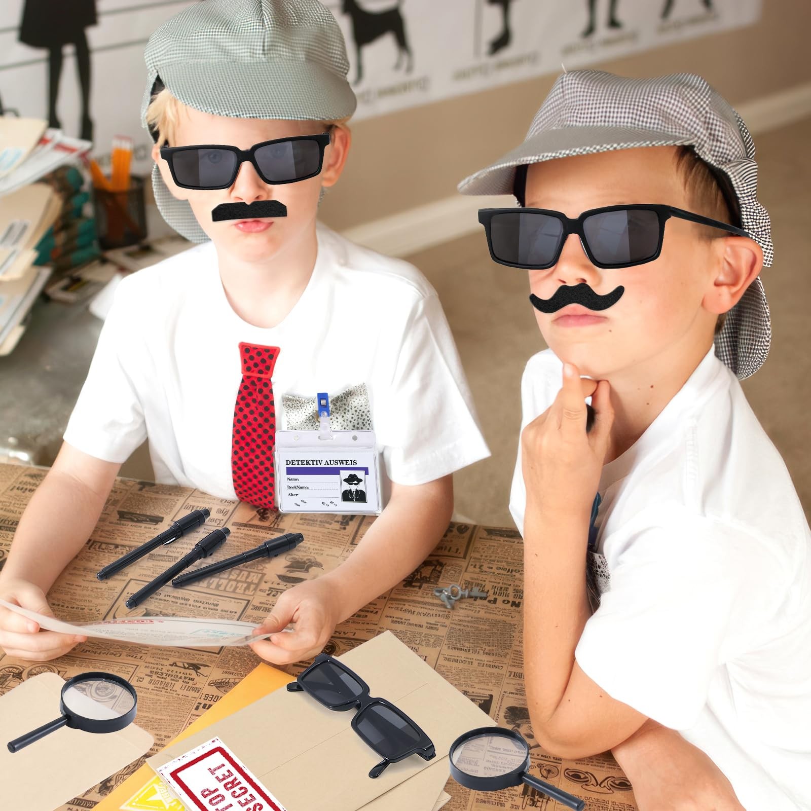 Spy Detective Party Favors Birthday Supplies for Kids Detective Glasses Invis…