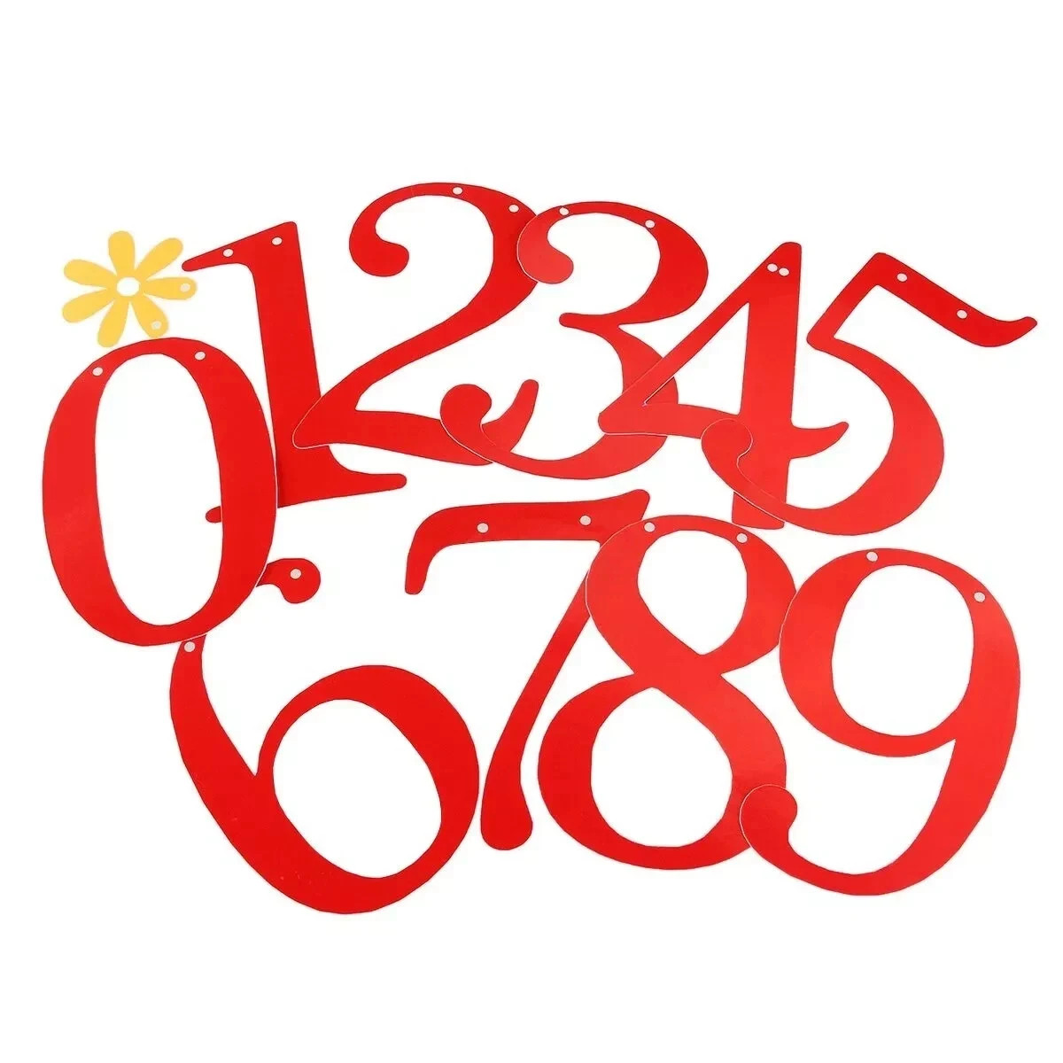 Happy Birthday Bunting Banner – Adjustable Age Number Banner for Parties