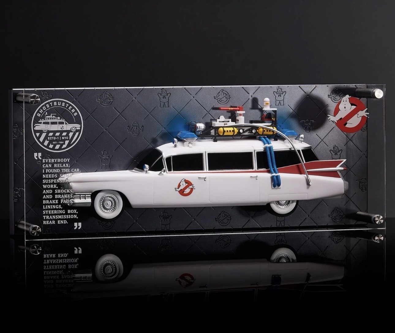 Numskull Ghostbusters Car Ecto 1 Replica wall Plaque 45.9×17.5cm