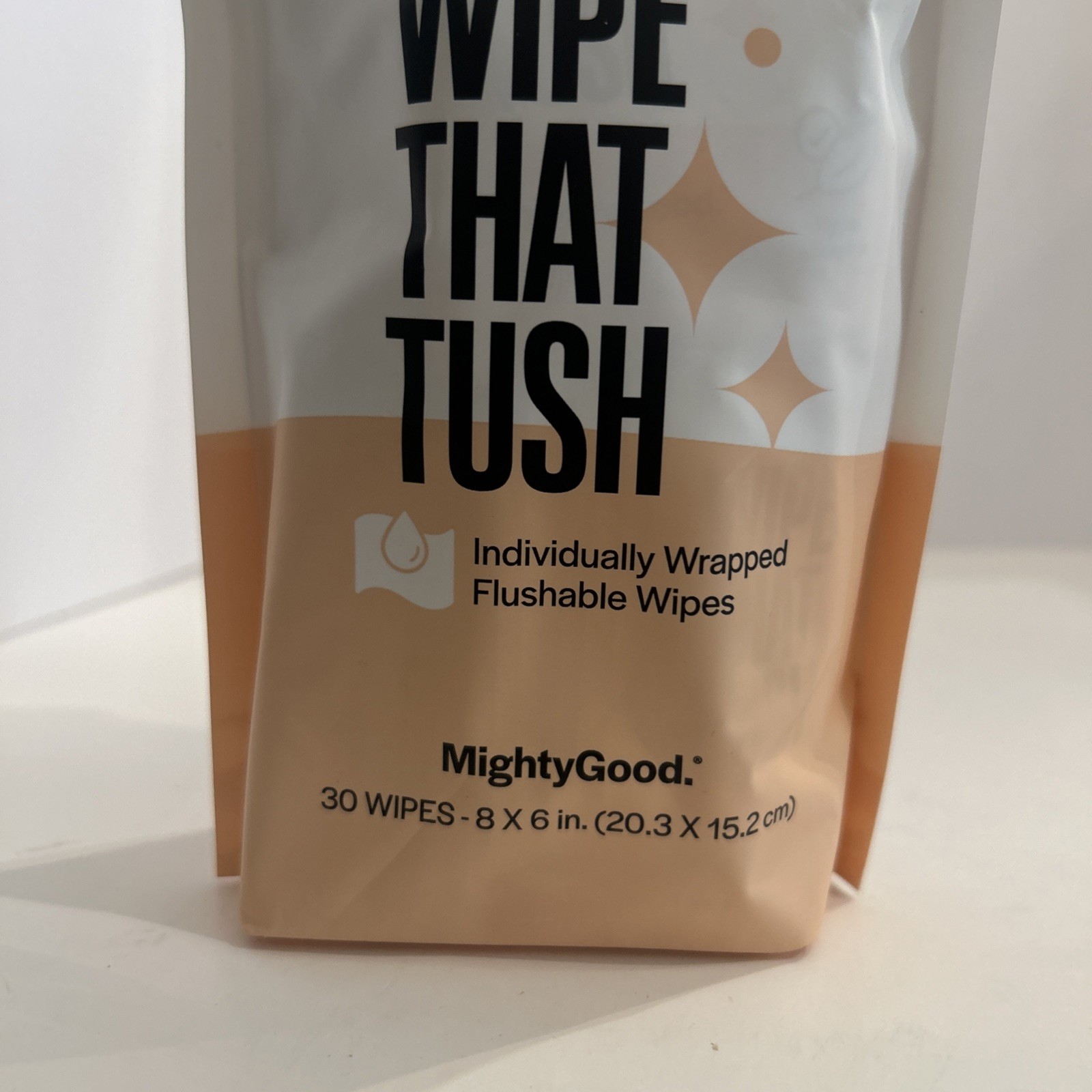 Wipe That Tush On-The-Go Flushable Wipes – 1 Pack of 30 Individually Wrapped Wip