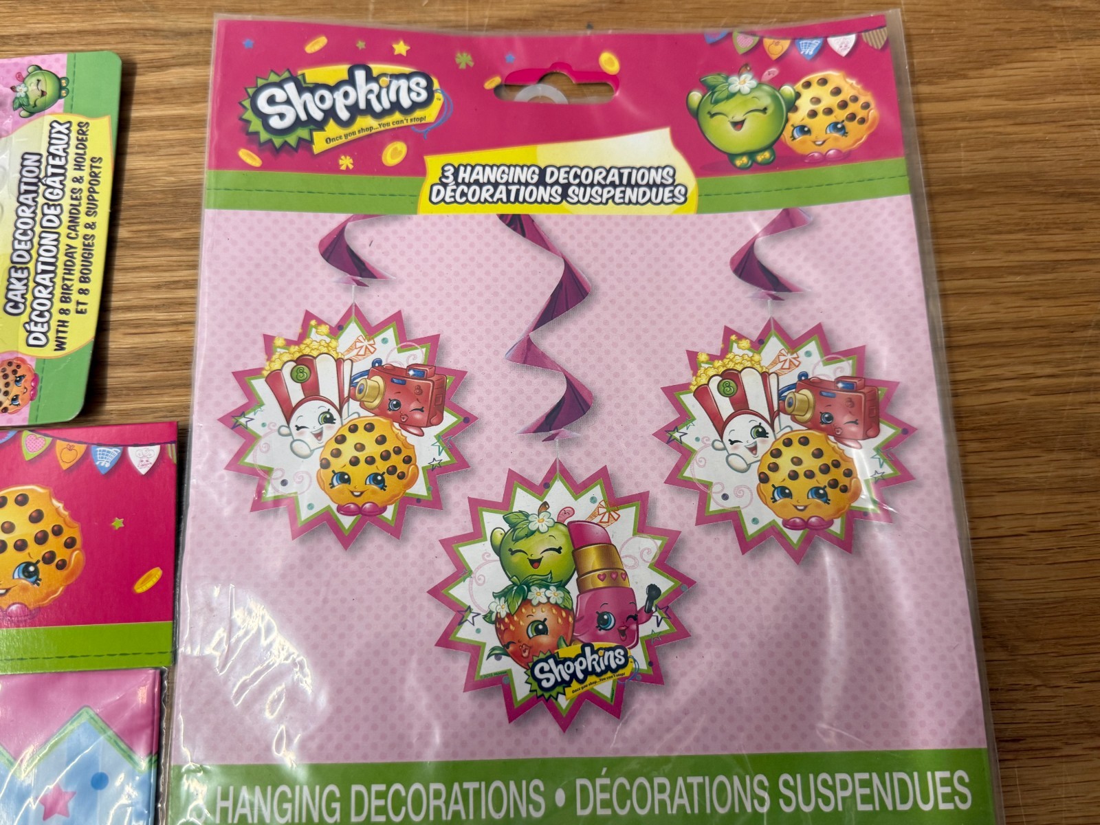 HUGE Shopkins Birthday Party Supplies Decoration Lot Plates Banner Invitations!
