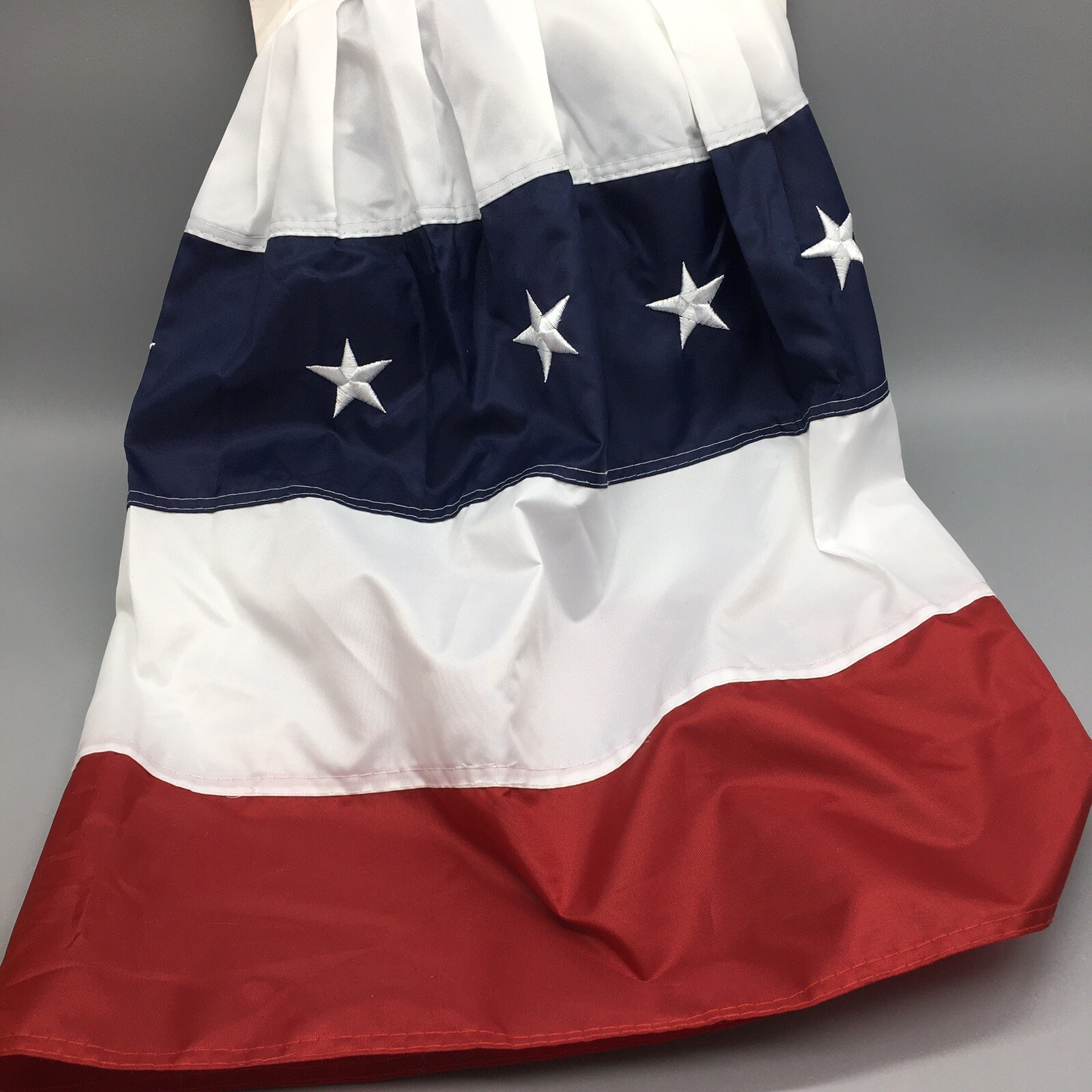 Tommy Bahama Bunting Embroidered Handcrafted American Flag 4th of July USA 58×27