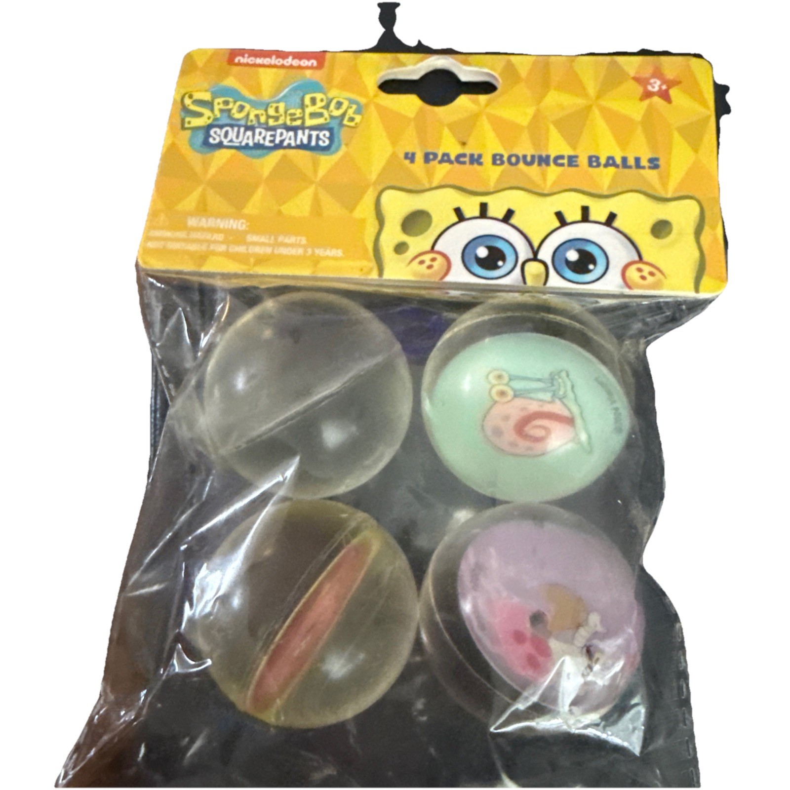 SPONGE BOB SQUARE PANTS Patrick 8 7” Plates & 4 Rubber Balls New Sealed