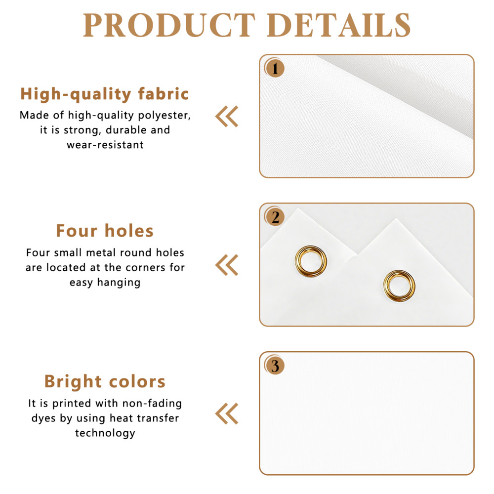 Custom Personalized Banner for Home Decor – Add Your Own Logo, Text & Photo