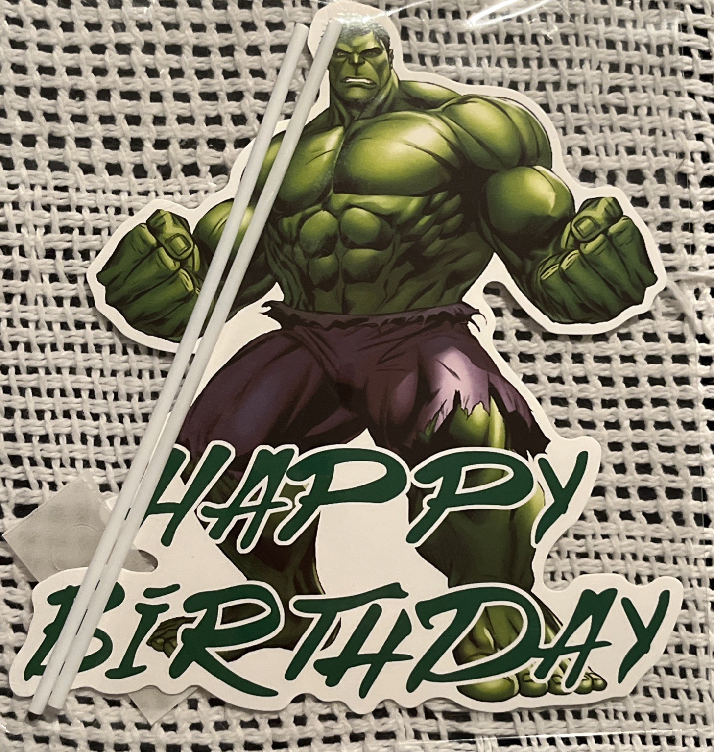 Incredible Hulk birthday party Supplies – 73 Piece set New
