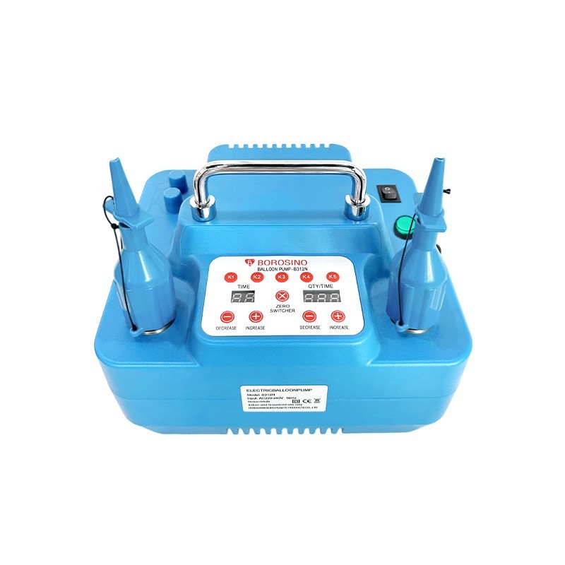 Electric Balloon Pump 800W With Timer Dual Holes Professional Inflator