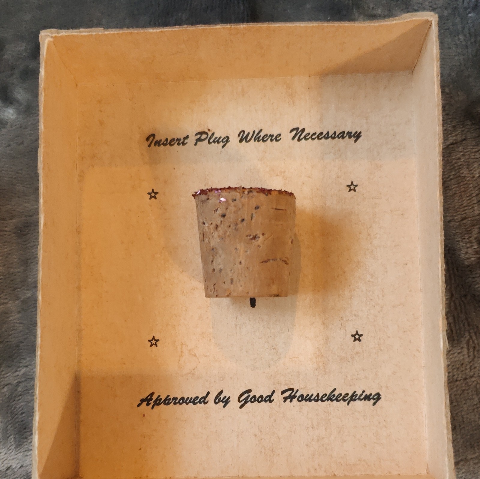 Vintage Stanley Davis Ent. How to Stop Diarrhea Prank Box Gag Gift Cork …