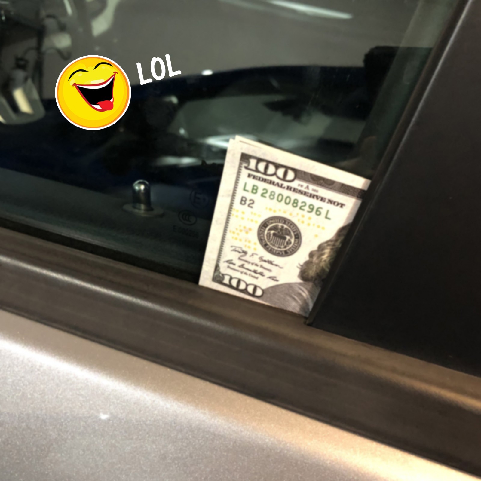 Gotcha! Made you Look 50 Fake Replica Hundred Dollar Bill Money Drop Cards Prank