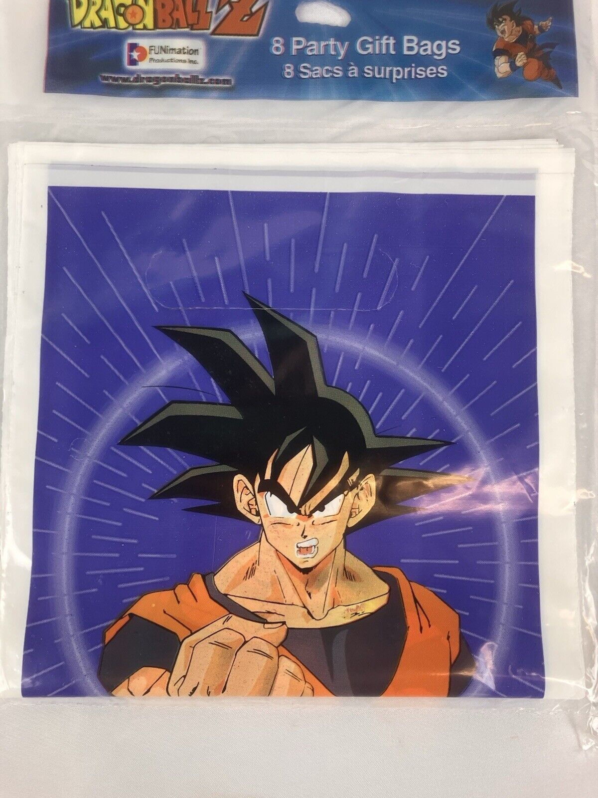 Dragon Ball Z Party Gift Bags 24 Count – 3 Sets of 8 DBZ Kids Birthday Party New