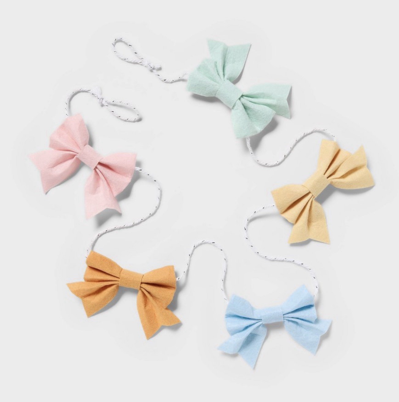 Target Lot Of 2 Spritz Pastel Bows Garland 5ft Each Boho Princess Prince Party