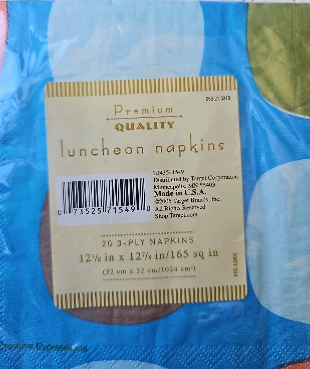 Luncheon Napkins, Premium Quality Disposable Paper Napkins, 400Count, Multicolor