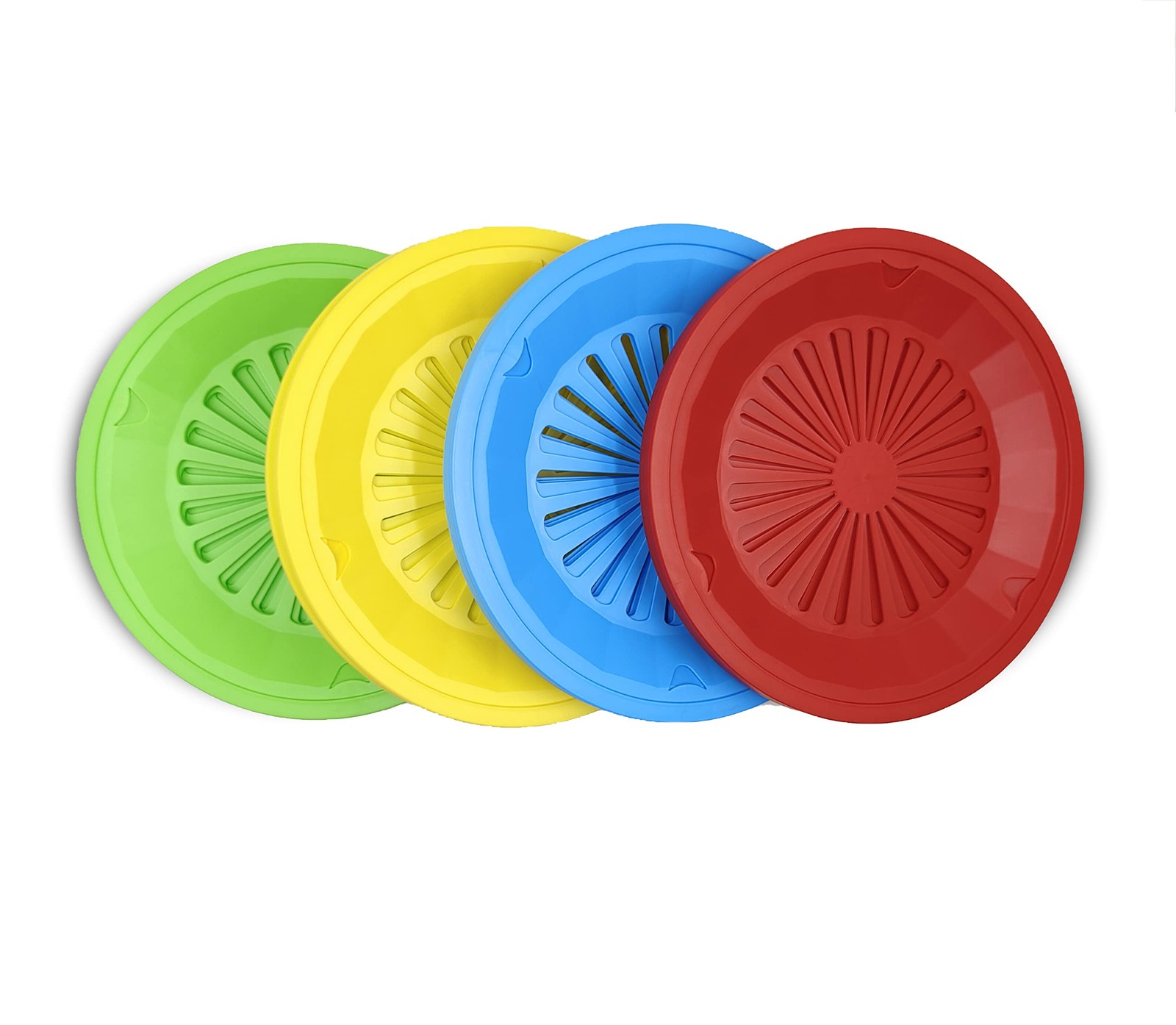 Paper Plate Holders 24 Pack 10″ Heavy Duty Plastic Paper Plate Holder