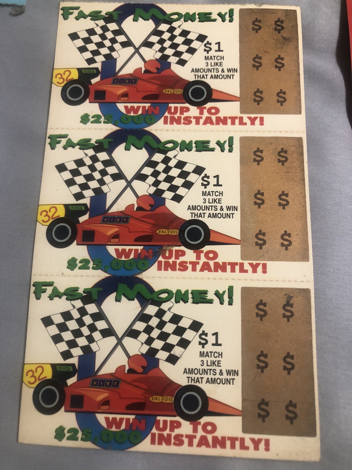 30 Fake Lottery Tickets, Prank, Not Real, Joke, Gag, gifts Party FREE Shipping