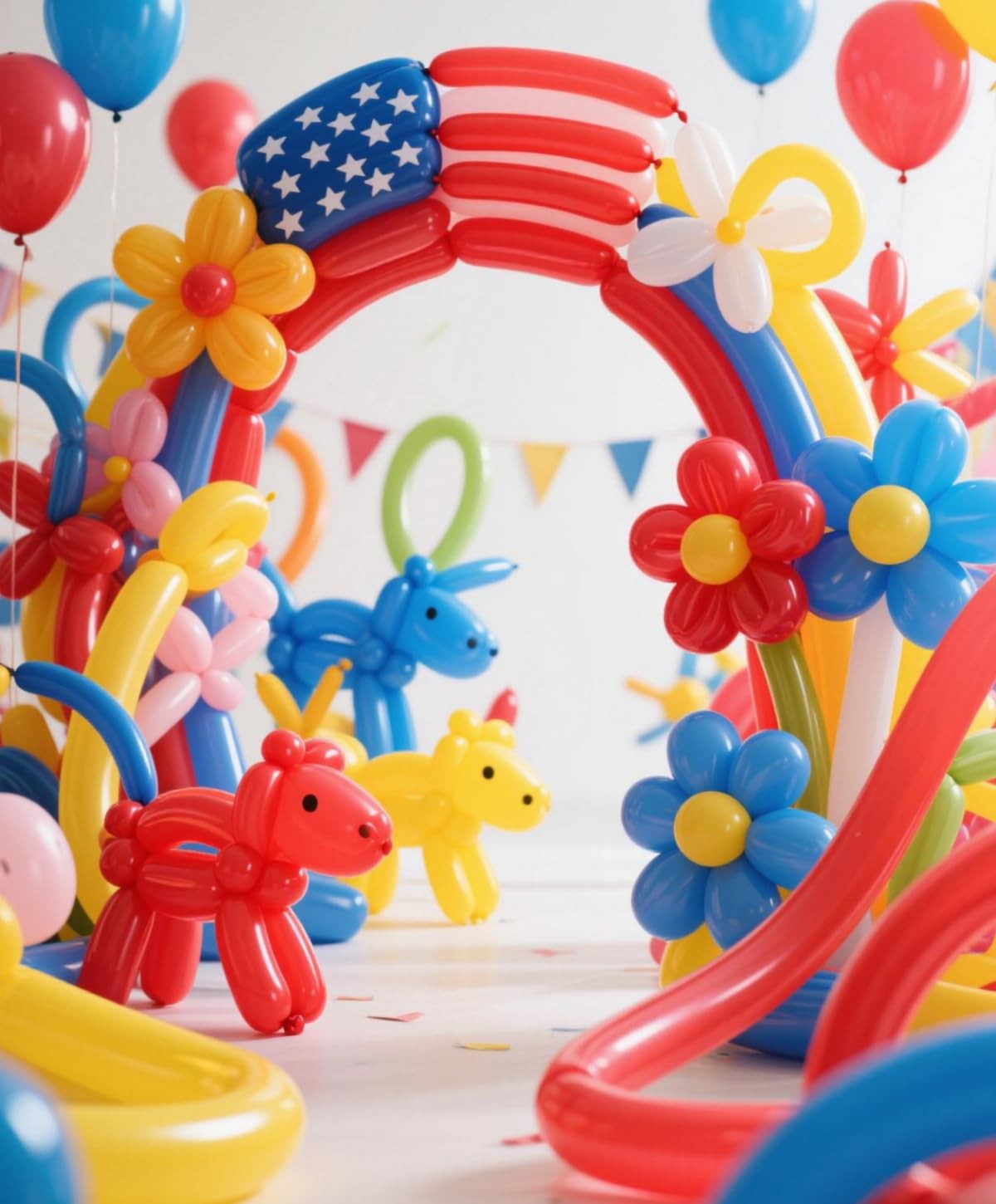 2000 Pcs 260 Balloons Bulk 20 Colors Long Twisting Balloon for Party Decorati…
