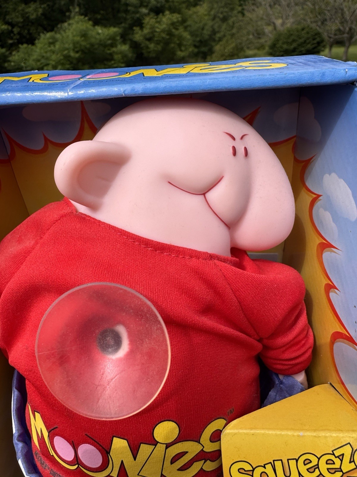 Vintage Moonies Squeeze Me Doll Steven Dunlap Novelty Toy New Old Stock