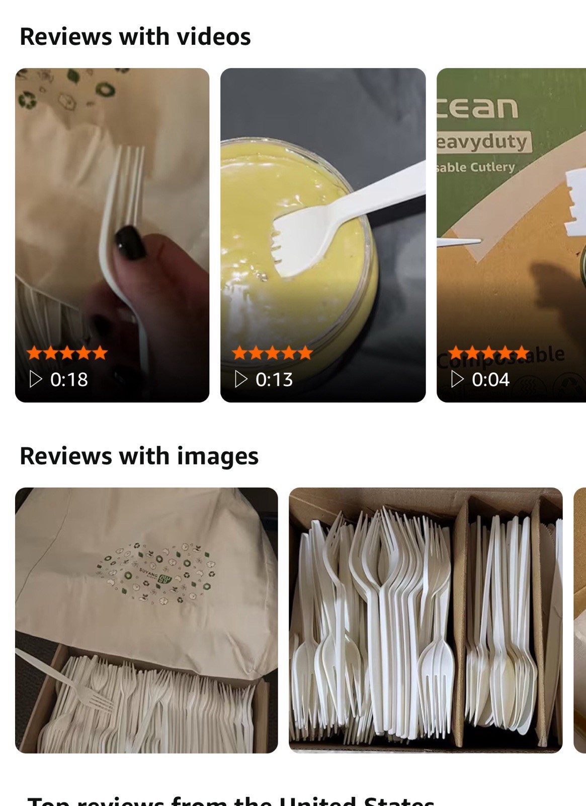 200 Compostable forks 6.7” Extra Heavy Duty Biodegradable Disposable Cutlery