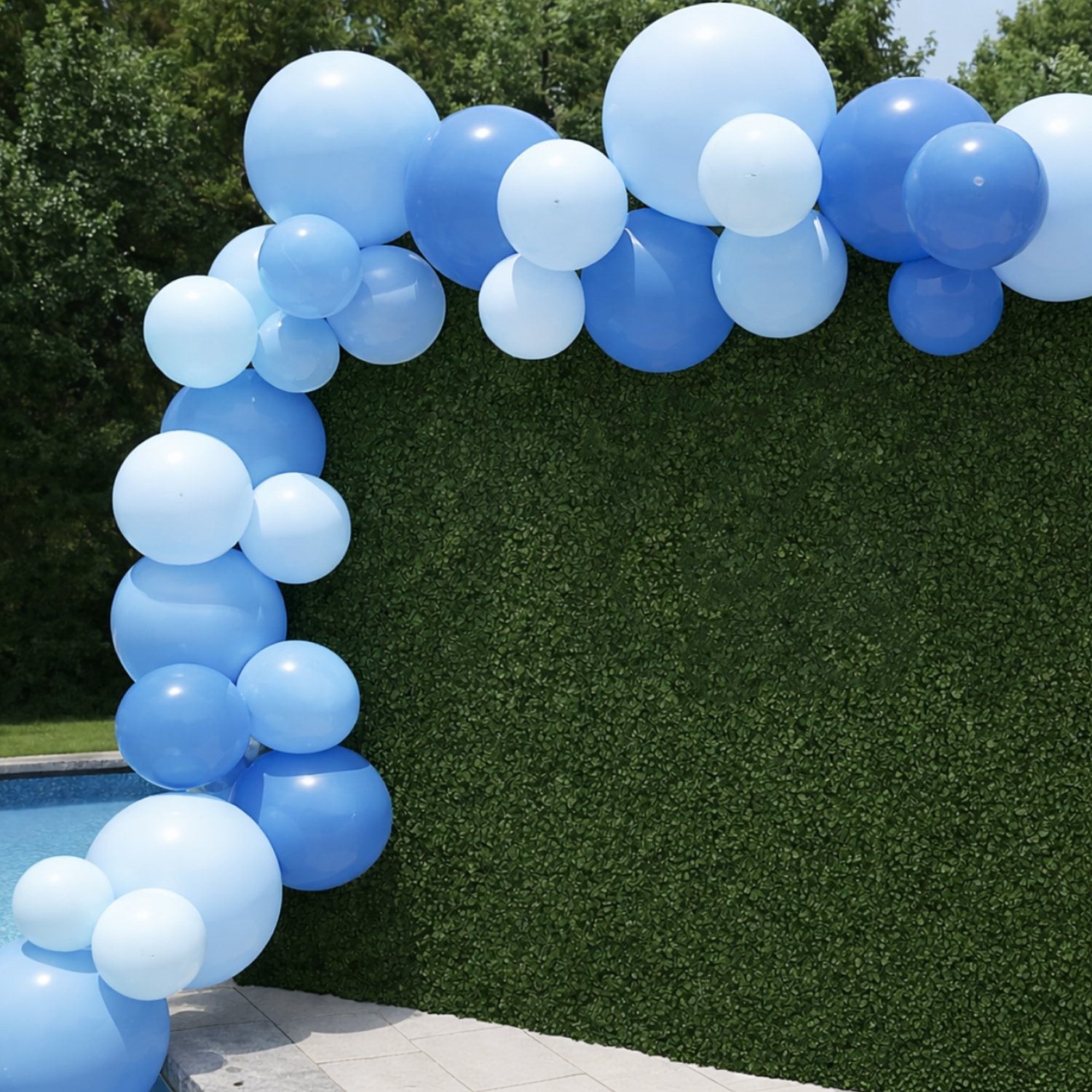 PartyAire 18′ Reusable PVC Balloon Arch, 28 pc. Blues SAMEDAYSHIP!!