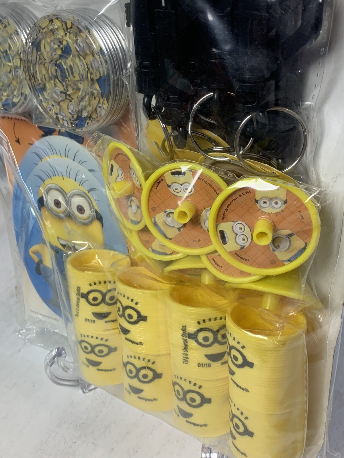 DESPICABLE ME MINIONS Party Favors! Loot Bags, Goggles, Stickers, Tattoos NEW
