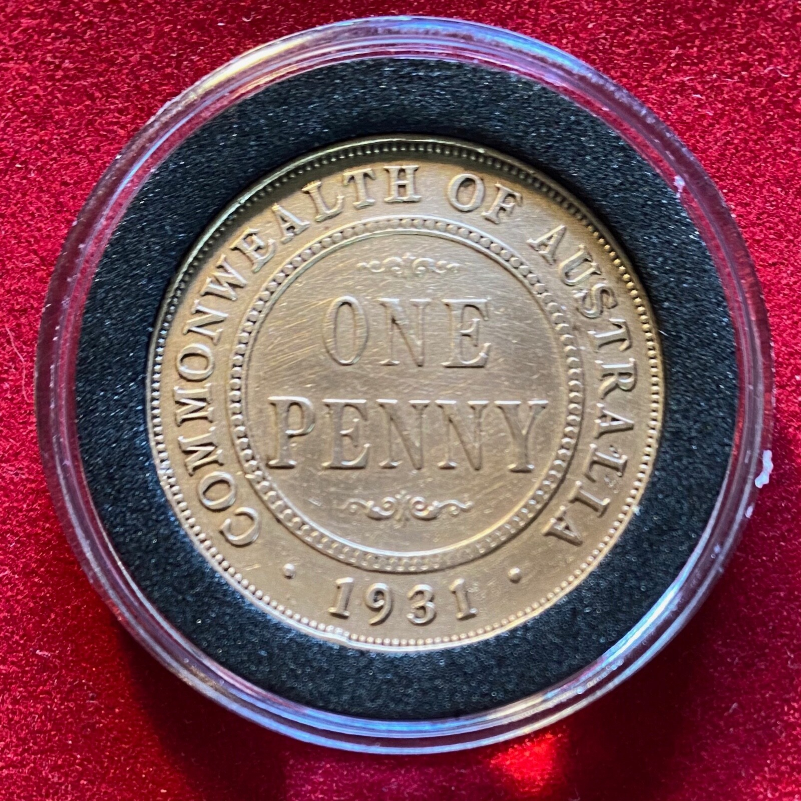 21st Wedding Anniversary Gift Present 2003 Australian Penny in a Capsule