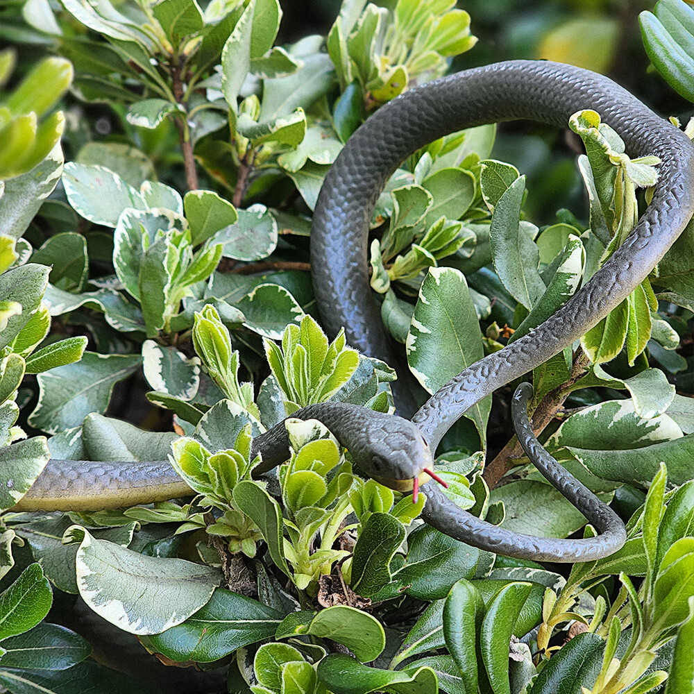 47″ Realistic Fake Rubber Snake Halloween Prank Party Props Haunted Houses Decor