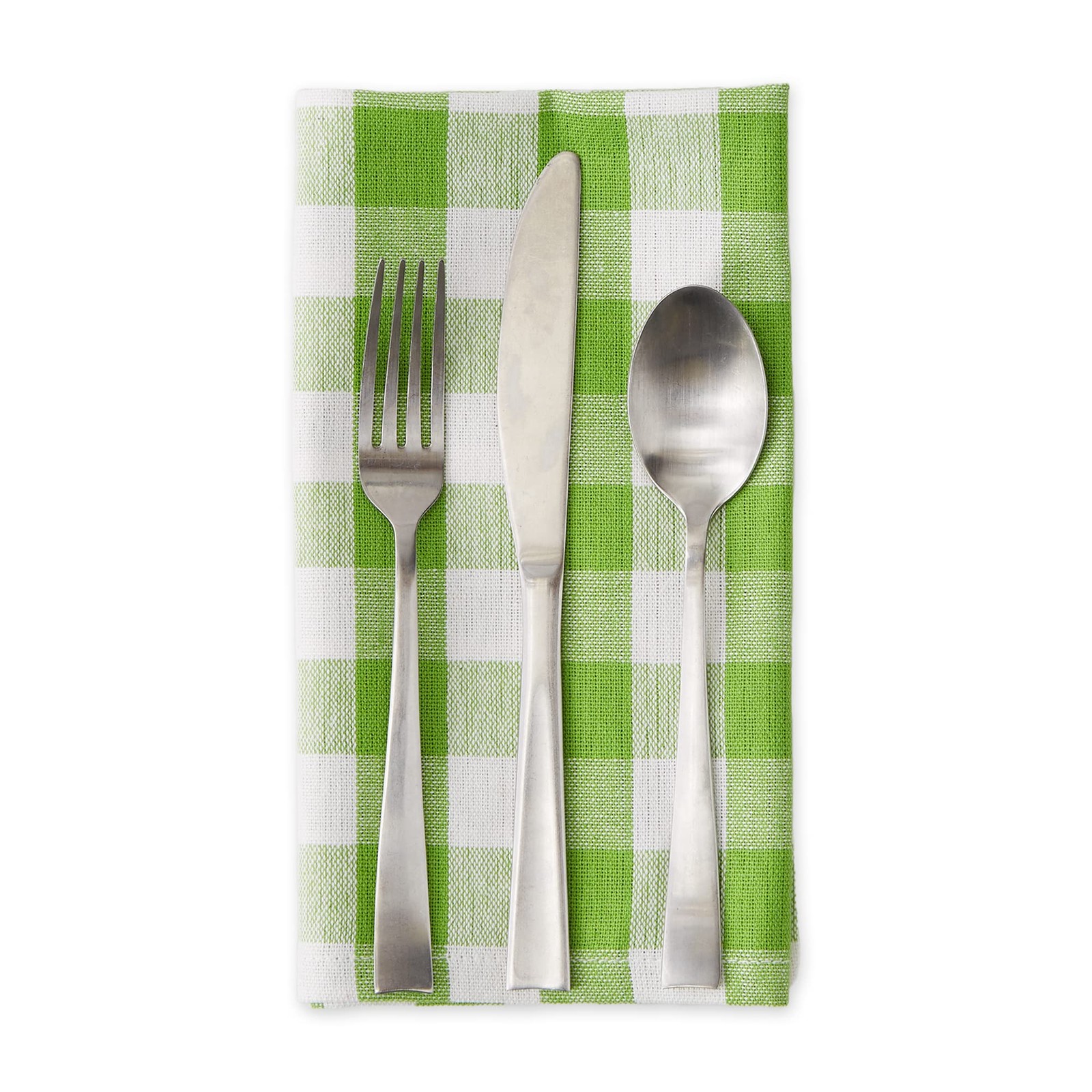 DII Checkered Tabletop Collection 100% Cotton, Machine Washable, Napkin Set, 20x