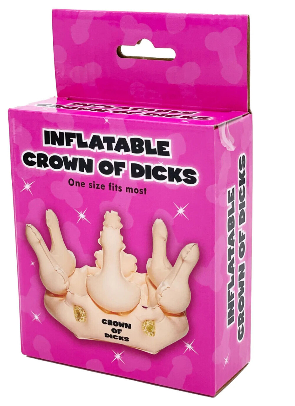 Inflatable Crown of Dicks – Funny Adult Bachelorette Hen Party Gag Joke Hat Gift