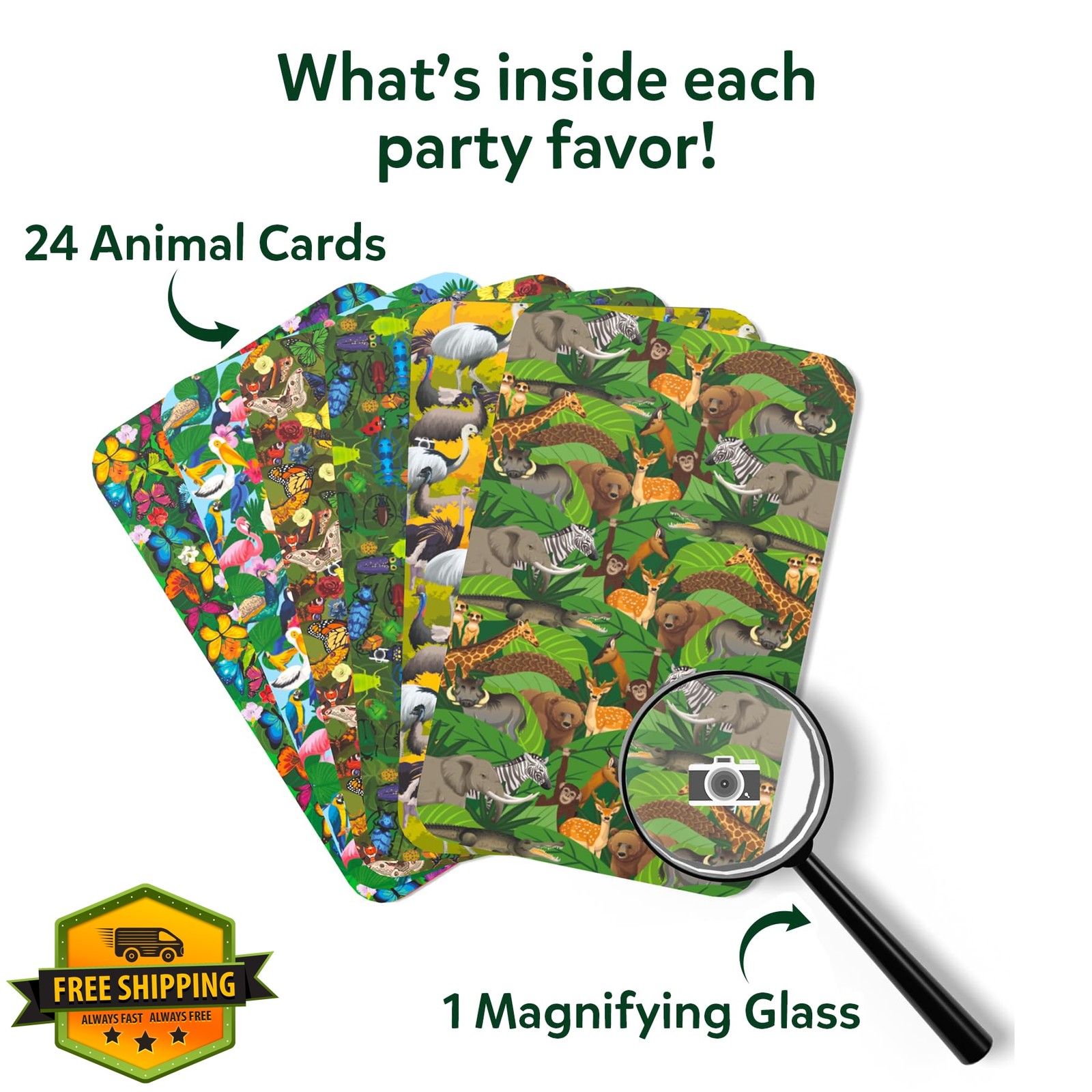 Skillmatics Can You Spy Animals Card Set