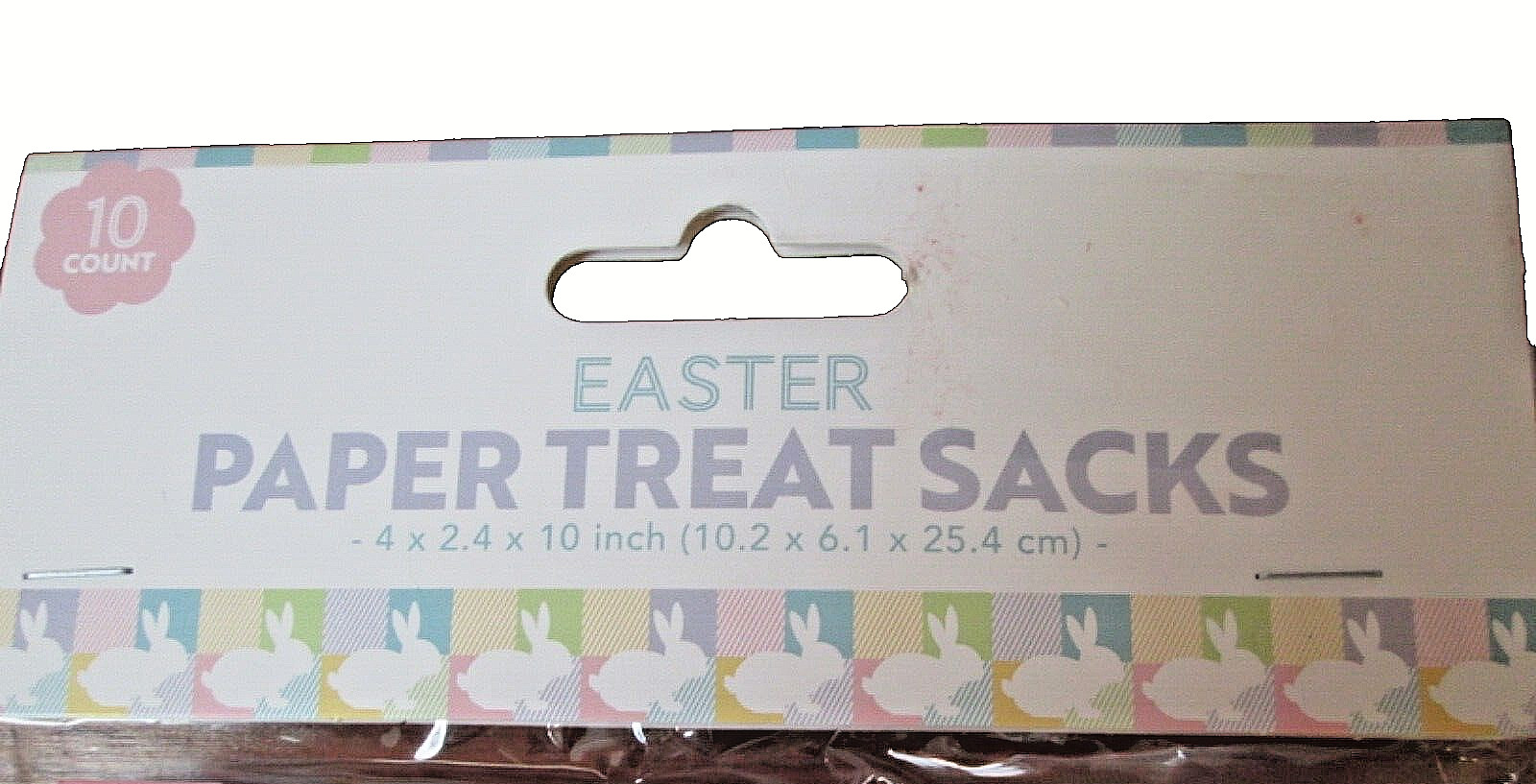 2 New Pkgs. of 10 Paper Easter Bags & 12 Stickers Chicks (20 Bags & 24 Stickers)
