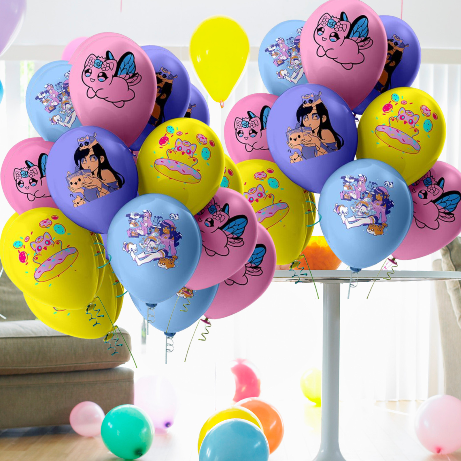 Aphmau TABLEWAR birthday party supplies favor centerpiece decoration event theme