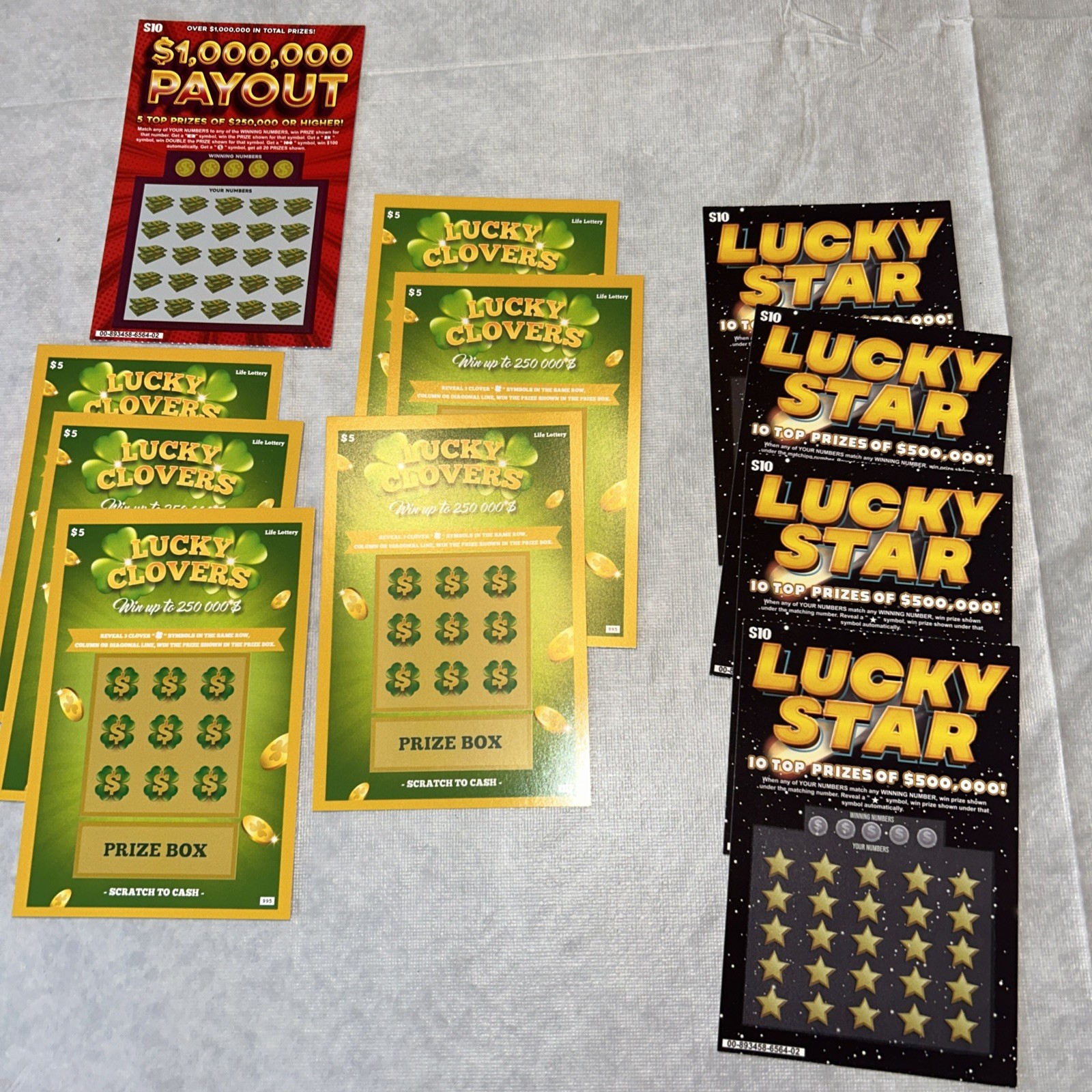 11 Fake Lottery Tickets and Scratch off Cards That Look – Win-Baby Announcement