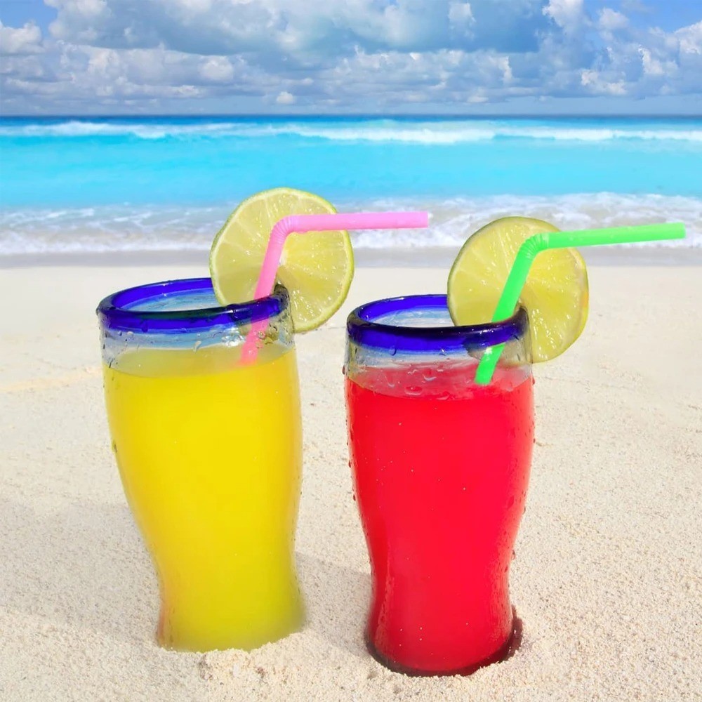50-3000Pcs Multicolor Drinking Straws Rietjes Milk Tea Bar Party Wedding Kitchen
