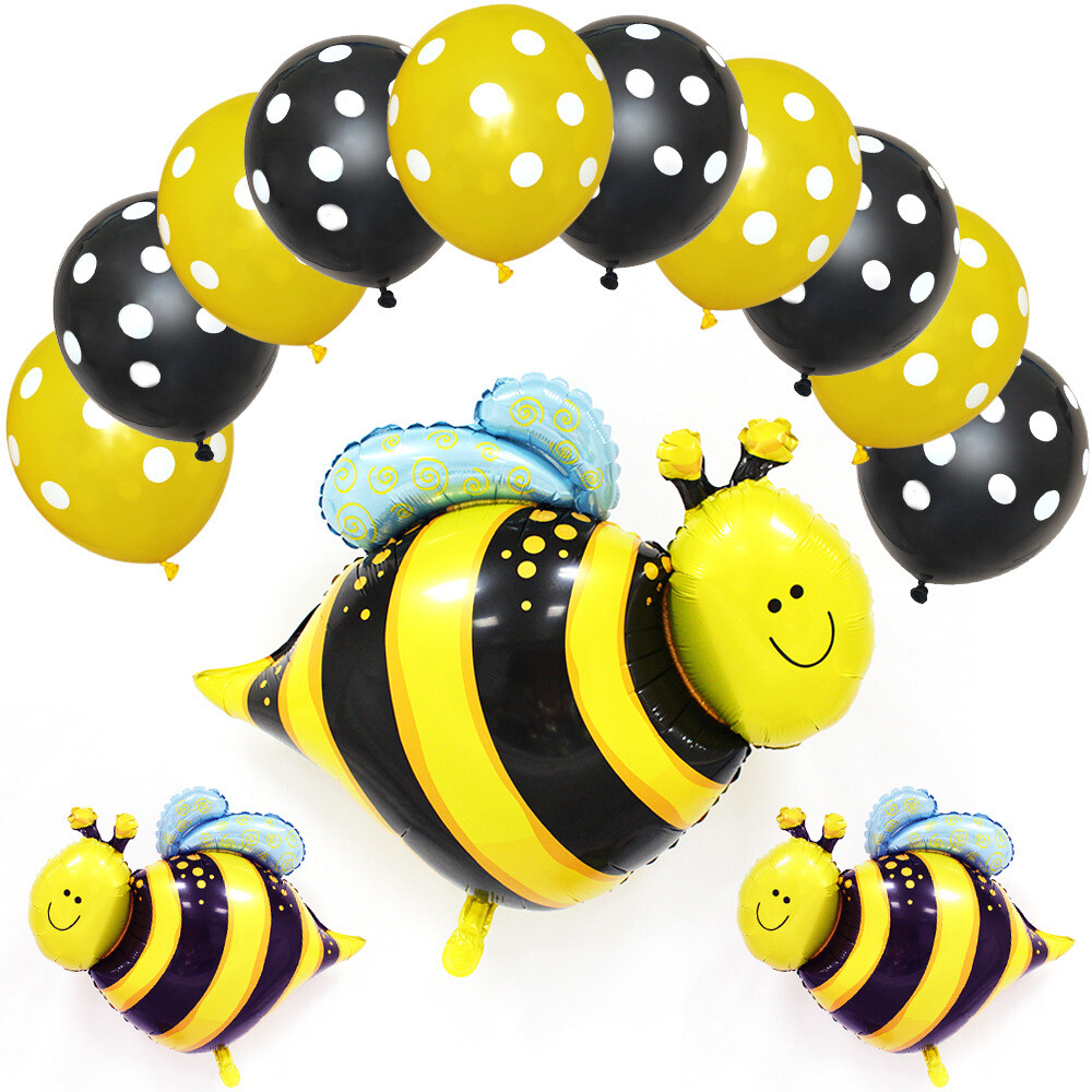 UK Stock Bee / Ladybird Party Balloons Decorations DIY Home Kids Birthday Party