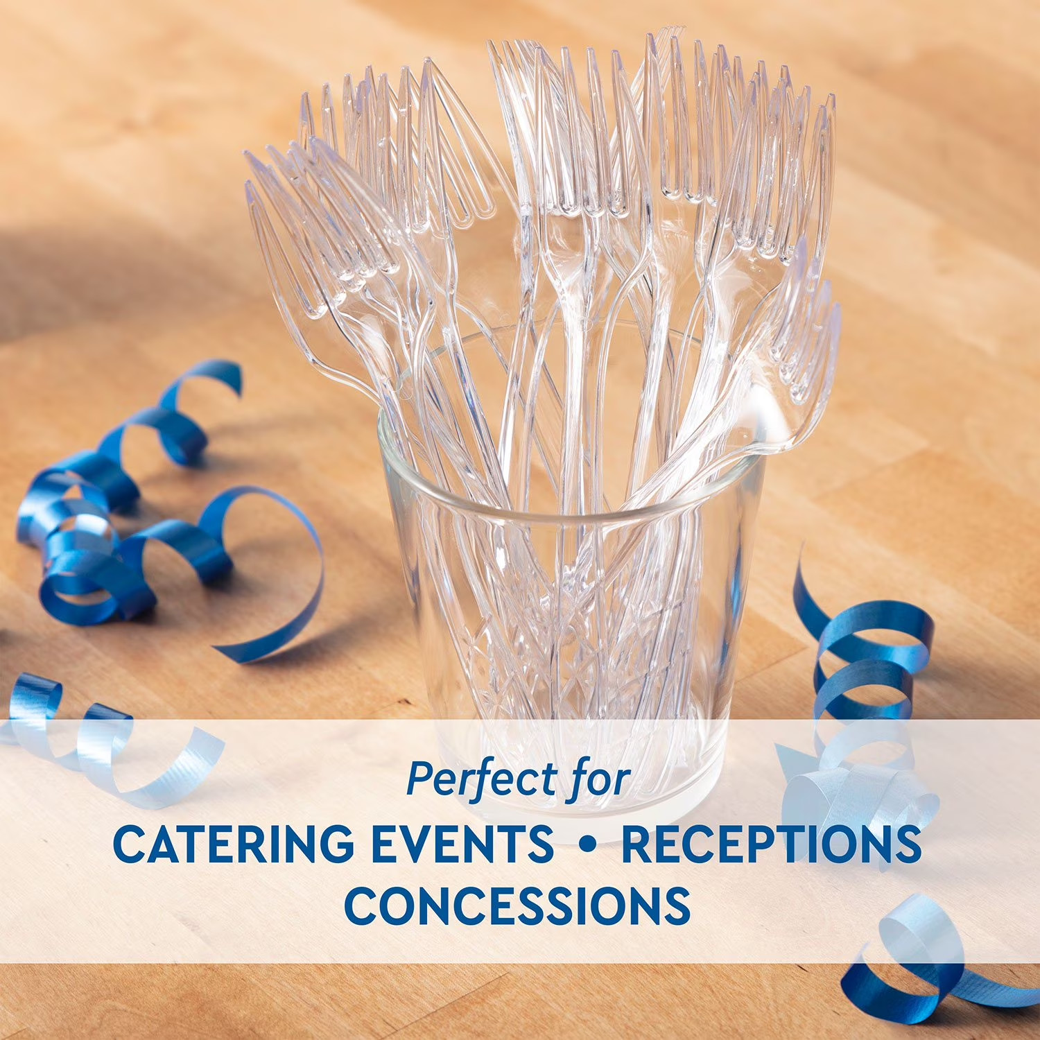 Member’s Mark Clear Plastic Forks, Heavyweight (300 ct.) Great Price