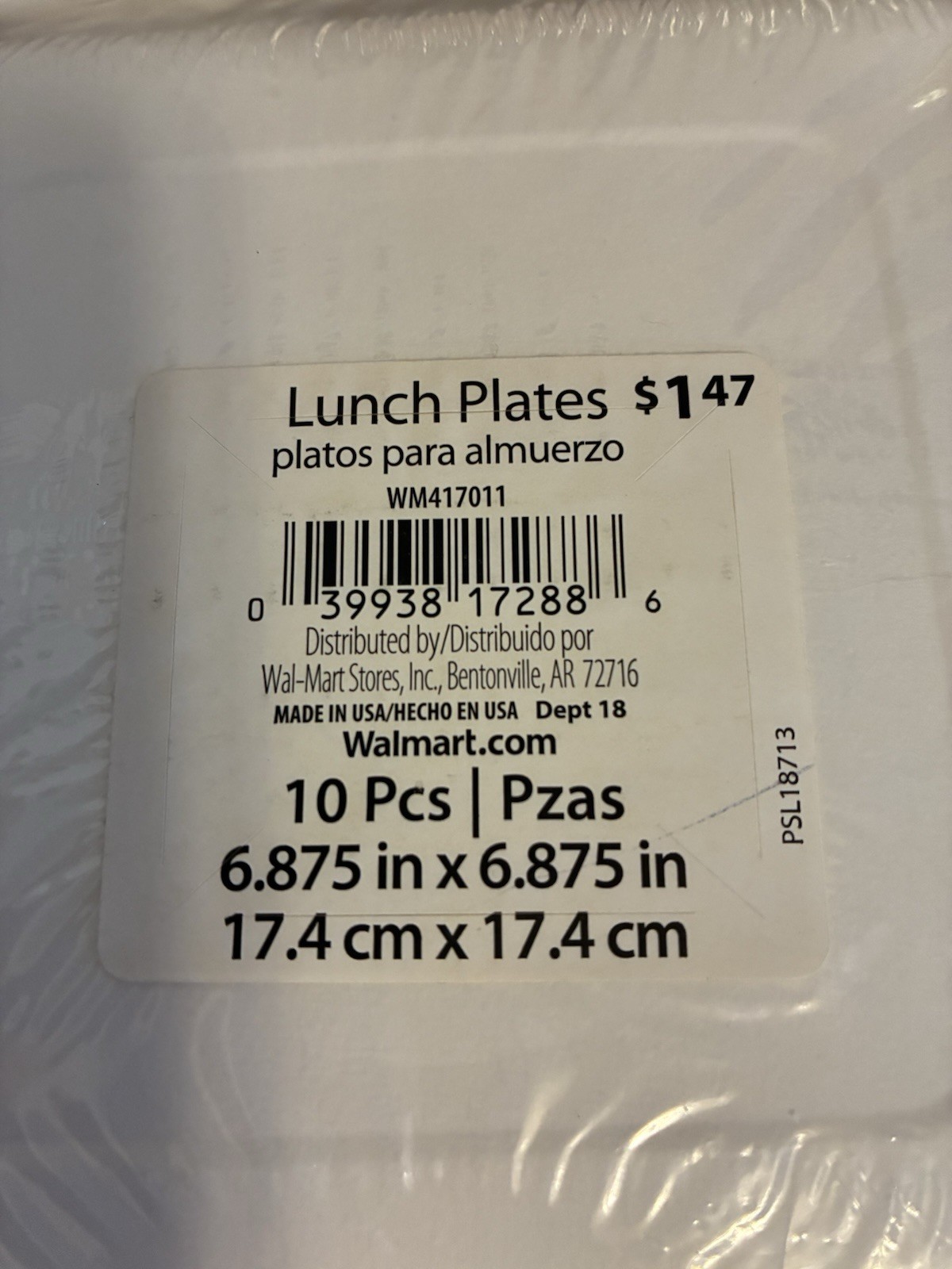 Halloween Party Supplies (2)10ct. Square Spider/Skull Paper Plates & Table Cover