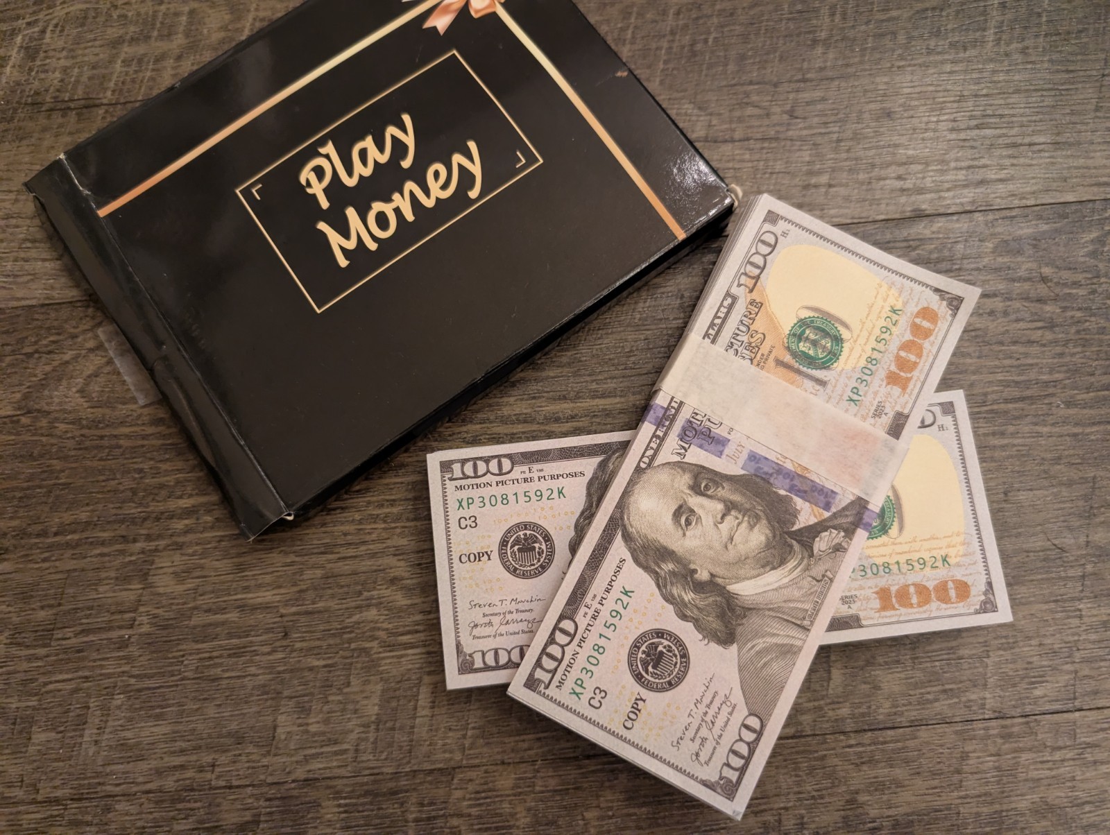 200 pcs Movie Prop Toy Money Fake Bills for Video, Learning Education Toys