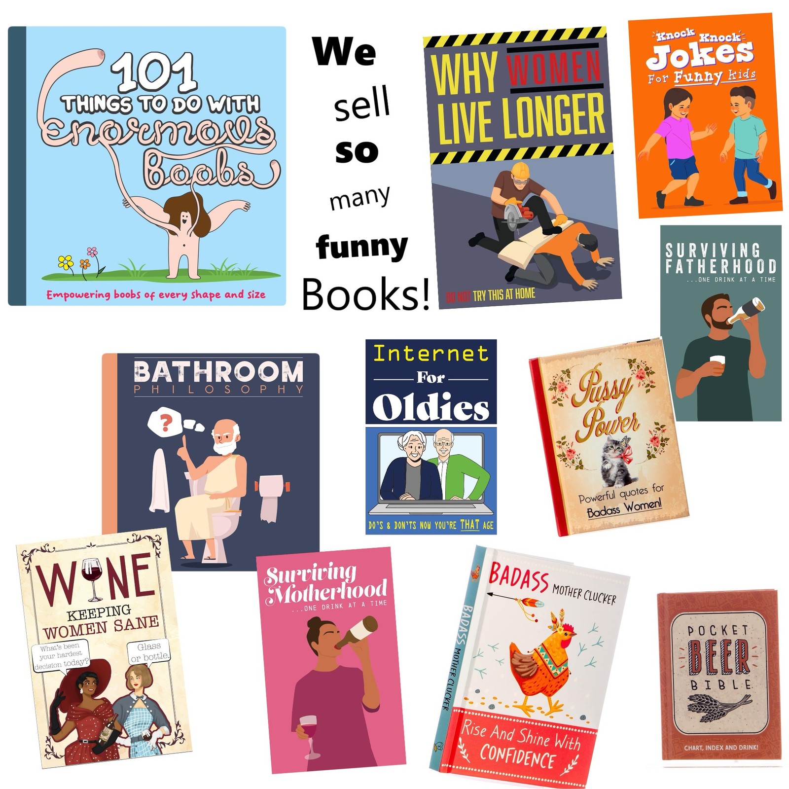 Bathroom Philosophy Hardcover Book – Toilet Potty Thinkers – Funny Gag Joke Gift