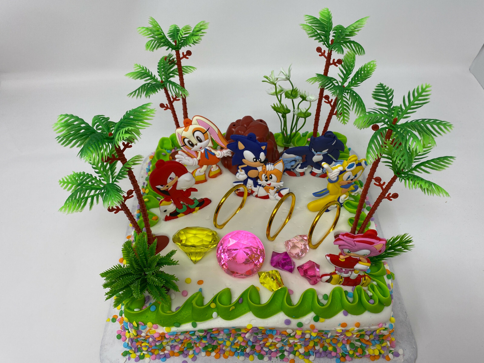 Sonic The Hedgehog 2 Birthday Cake Topper Set ~BRAND NEW~