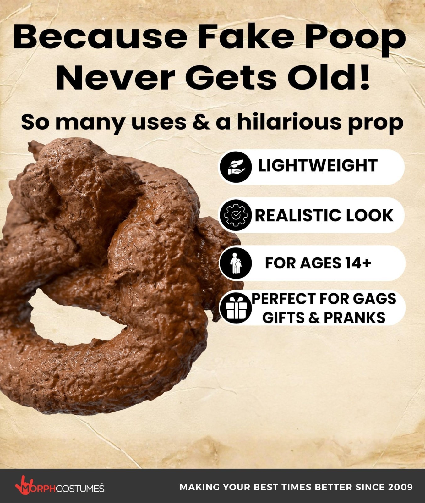 Realistic Fake Dog Poop – Hilarious Prank for April Fools & Funny Gags